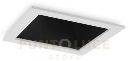 Game led cob cree trim square 11 w 36° 950 lm 3000 k bianco e nero