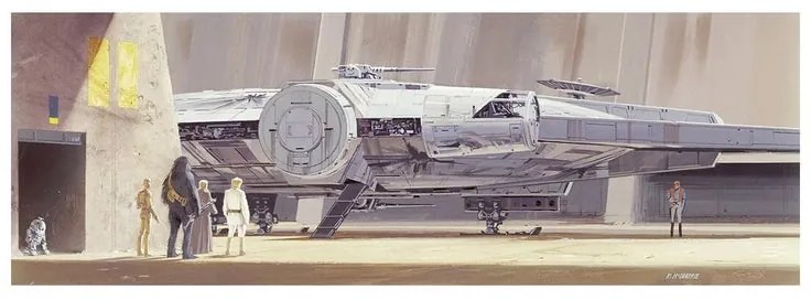 Fotomurale Millenium falcon, multicolore