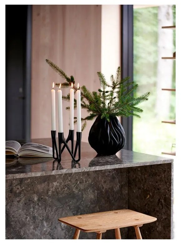 Vaso in porcellana nera Flame - Morsø