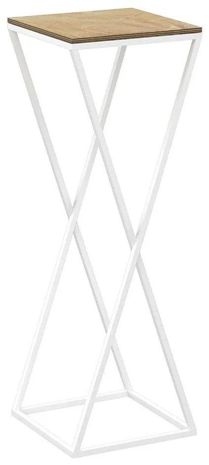 Portafiori  70x24 cm bianco