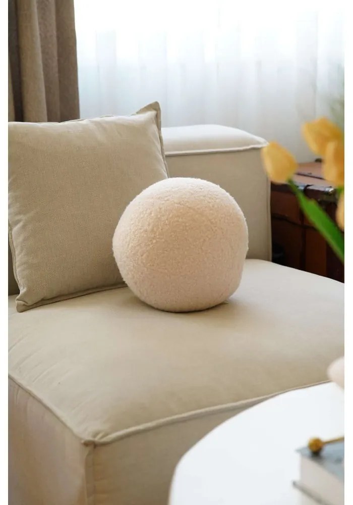 Cuscino decorativo in bouclé ø 20 cm Top – Mioli Decor