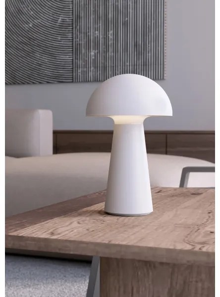 Redo 90438 - Lampada dimmerabile a LED con controllo touch KIRA, 4,7 W, 230 V, 2200 mAh, bianco