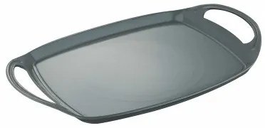 Griglia San Ignacio Earth Grey SG-6755 Grigio Alluminio Forgiato 36,9 x 24,6 cm Con manici