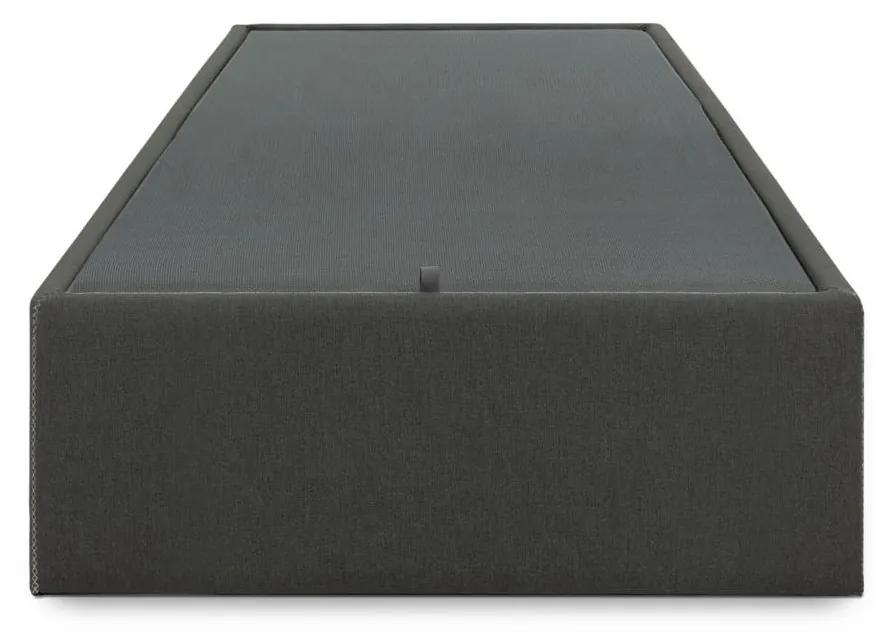 Kave Home - Base letto con contenitore Matters nera per materasso da 90 x 190 cm