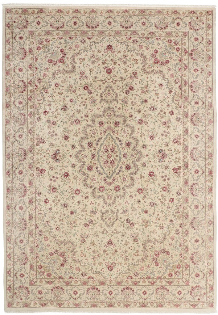 Ghom Tappeto 240 x 350 (Iran) Annodato A Mano