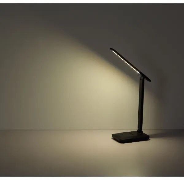 Globo 58481S - Lampada da tavolo LED LORNA dimmerabile touch 3W 5V 1800mAh nera