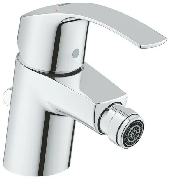 Miscelatore per bidet cromo GROHE Eurosmart con piletta taglia S