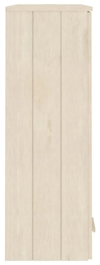 Piano credenza hamar miele 85x35x100 cm legno massello di pino