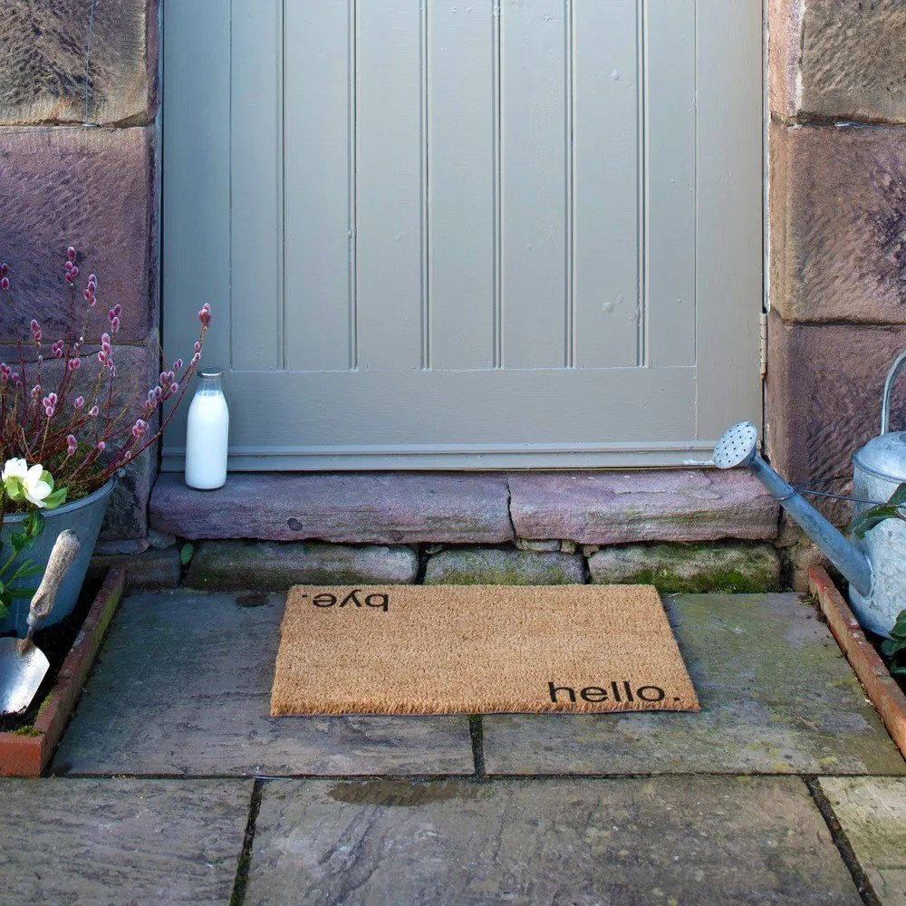 Zerbino in cocco 40x60 cm Hello, Bye - Artsy Doormats