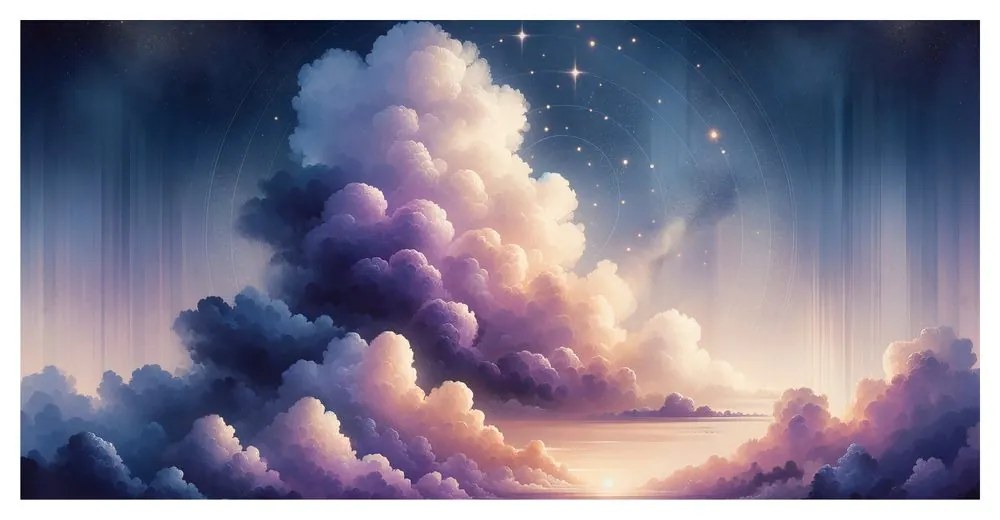 Quadro su tela – Paesaggio celestiale