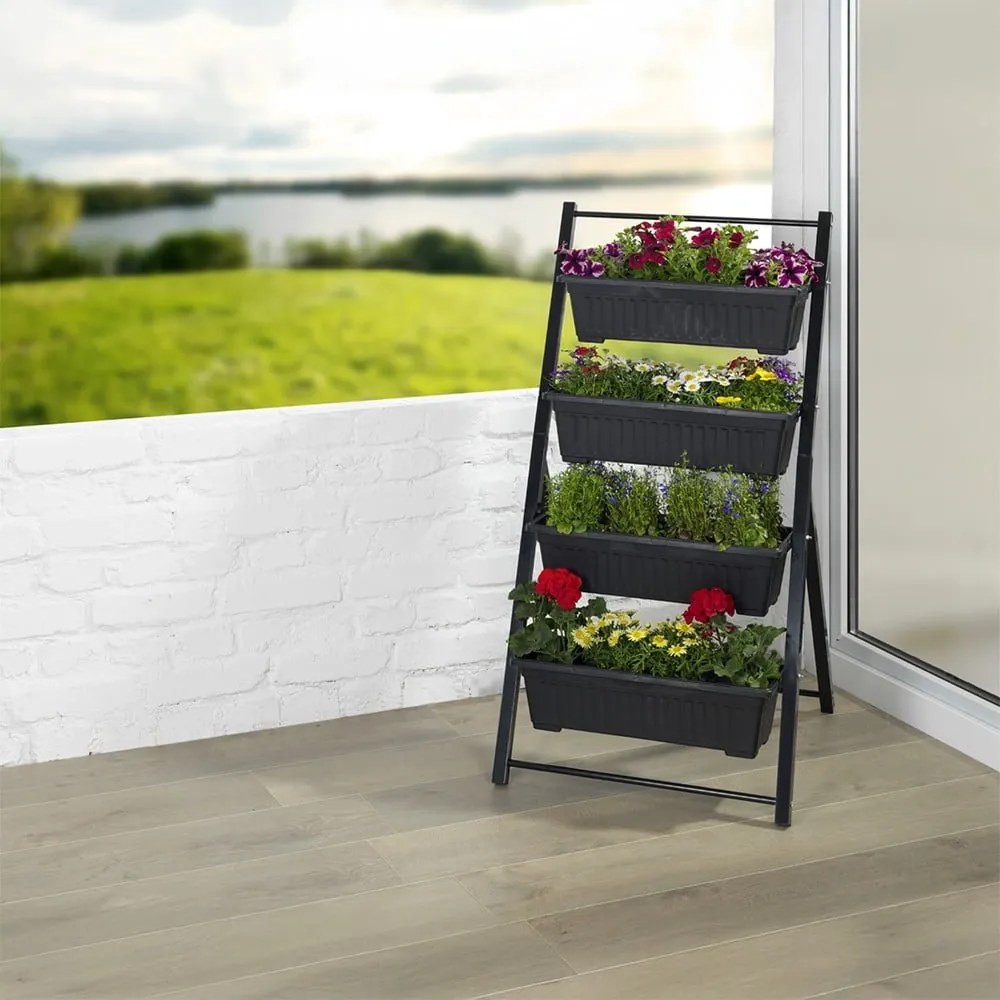 Supporto per fiori in metallo (altezza totale 108 cm) Vertical – Maximex