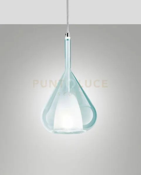 Edison 3481-59-244 vetro azzurro piccolo completo di cavo x kit luci