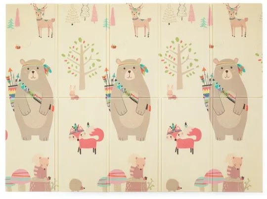 PETITE&MARS - Tappetino da gioco pieghevole CAMPY ELEPHANT&FOX