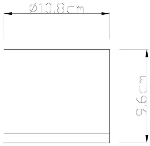 Globo 32063A - Plafoniera da esterno ALCALA 1xGX53/11W/230V IP44