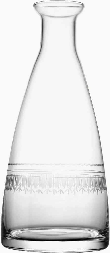 Caraffa in cristallo soffiato Ovals, 850 ml