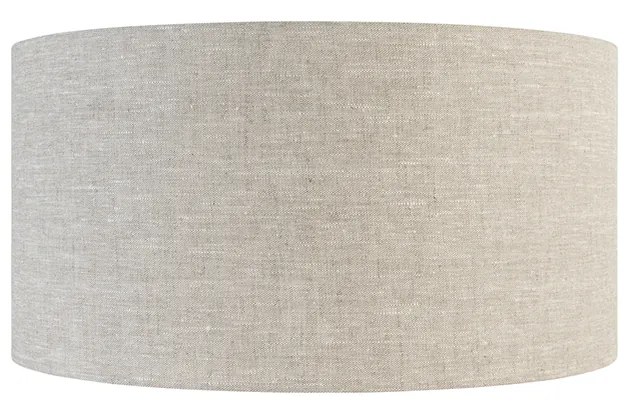 Paralume in tessuto grigio chiaro 50/50/25