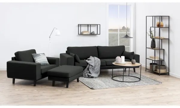 Tavolino SARON quercia/nero