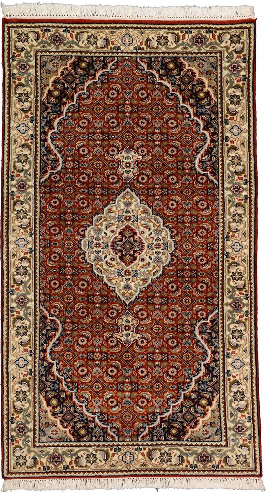 Tabriz Tappeto orientale 150 x 90 Rosso (Indian) Annodato A Mano