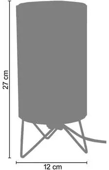 Tosel  Lampade d’ufficio lampada da comodino tondo metallo marrone  Tosel