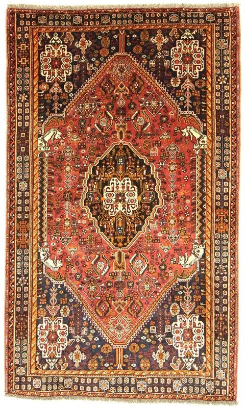Gashghai Tappeto persiano 270x160 Rosso (Iran) Annodato A Mano