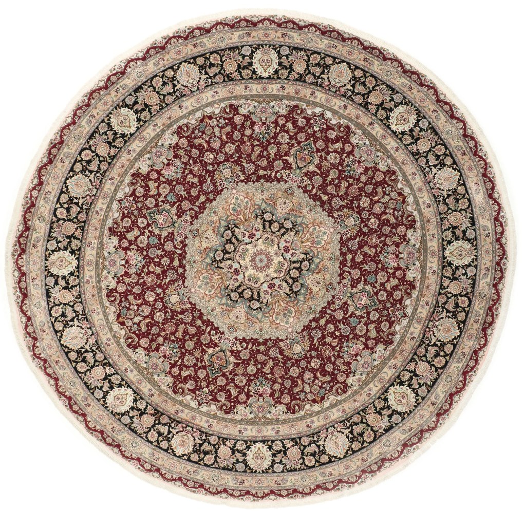 Tabriz Tappeto persiano 300x300 (Iran) Annodato A Mano