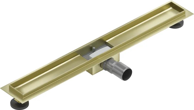 Mexen Flat corpo per scarico lineare 70 cm, oro spazzolato - 1A15070