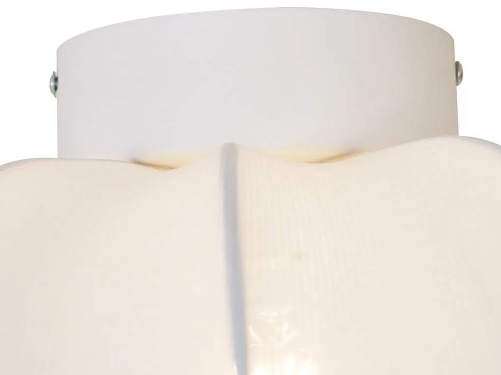 Plafoniera Japandi bianca 37 cm - Plu Asyesha