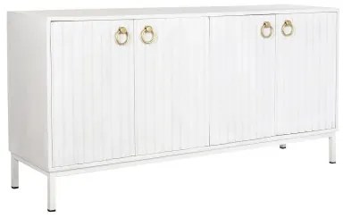 Credenza DKD Home Decor Metallo Bianco Legno di mango (152 x 40 x 77 cm)