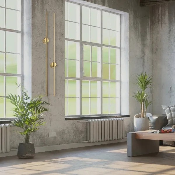 Applique a parete LANA LED/12W/230V 4000K oro opaco