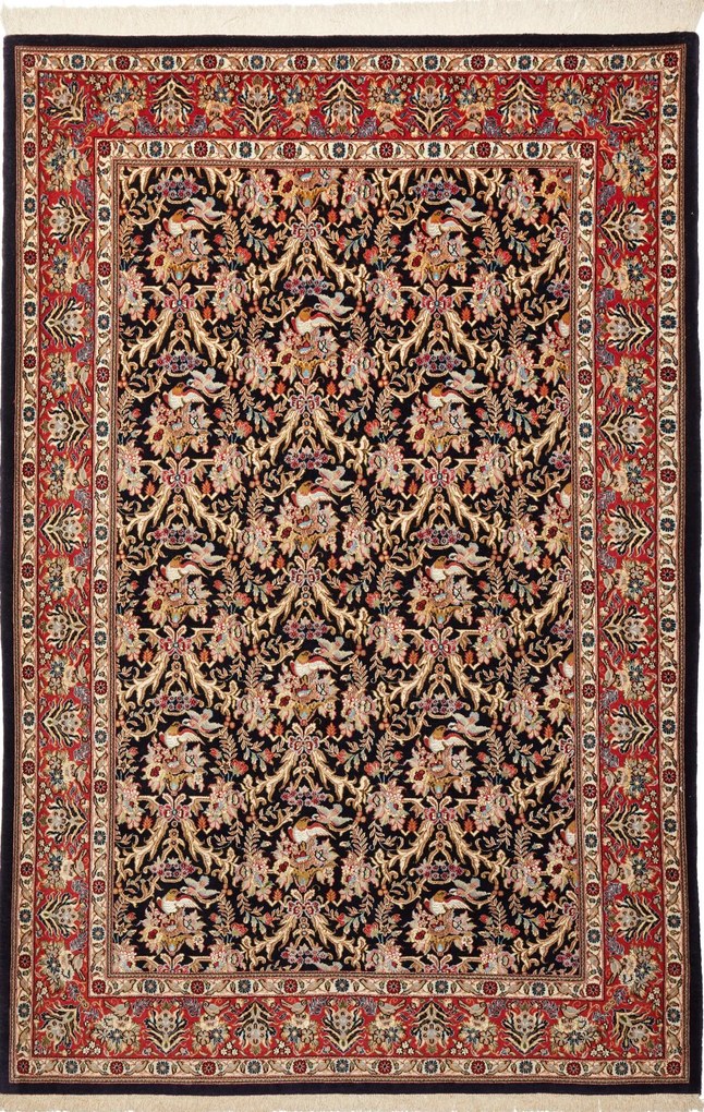 Isfahan Tappeto persiano 200 x 140 Blu (Iran) Annodato A Mano