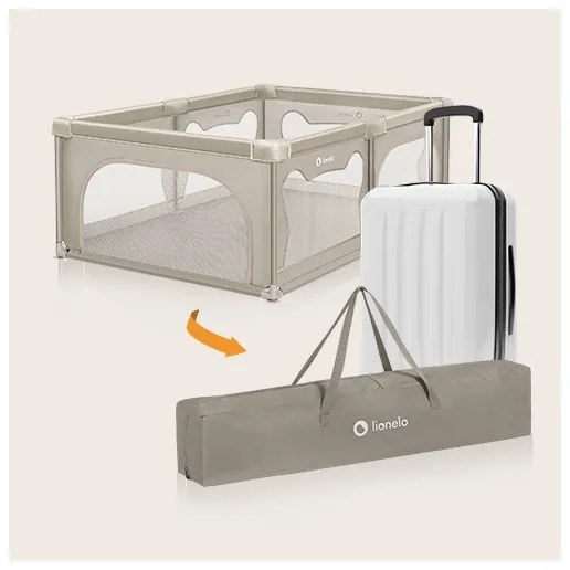 Lionelo - Box giochi WILLOW beige