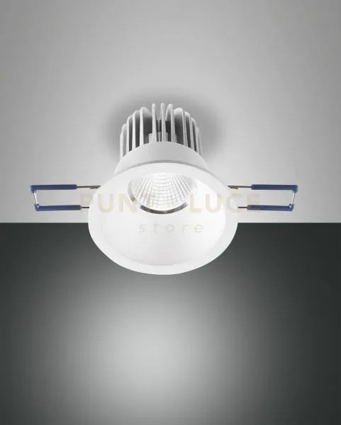 Sigma system incasso cornice tondo arretrato fisso a led 7w 3000k ...