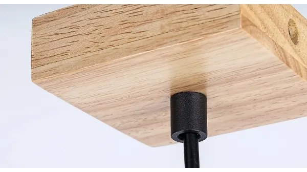 Rabalux 72121 - Lampadario TORAS 1xGU10/5W/230V rovere