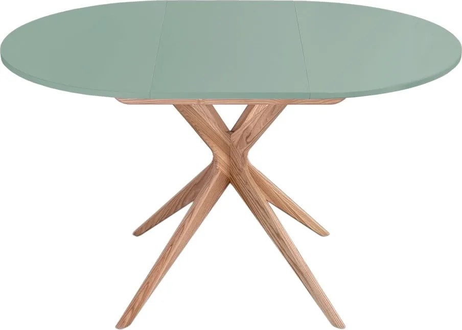 Tavolo da pranzo rotondo allungabile con estensione ø 90 cm Jubi – Ragaba