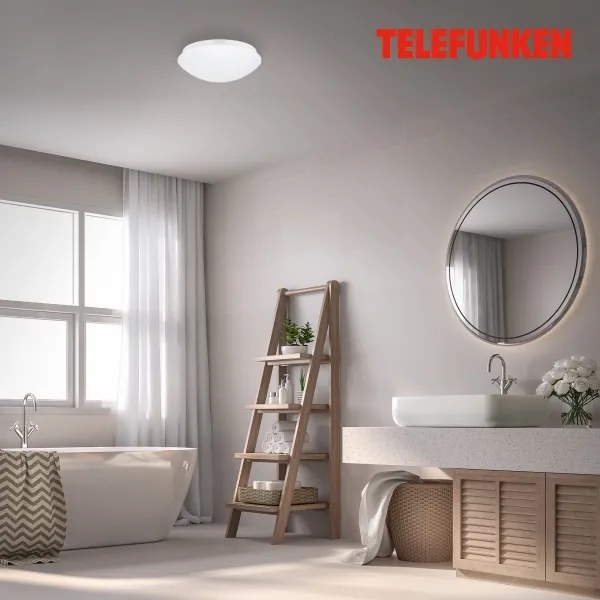 Telefunken 601206TF - Plafoniera LED da bagno LED/15W/230V diametro 28 cm