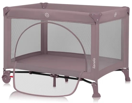 Lionelo - Lettino da viaggio LAURA Rosa Nude