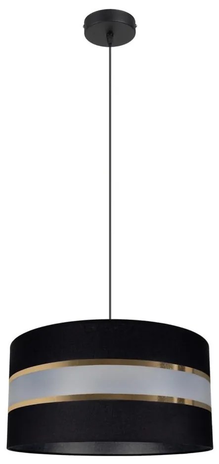 Lampadario a sospensione con filo CORAL 1xE27/60W/230V nero