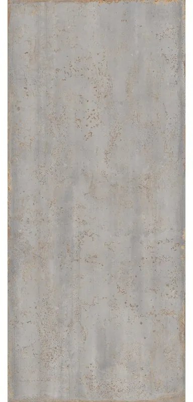 Piastrella da rivestimento interno ed esterno in gres porcellanato 120 x 280 cm rettificato grigio satinato Metal R10 traffico medio forte (pei 3/5) Sp. 6 mm 3.36 mq