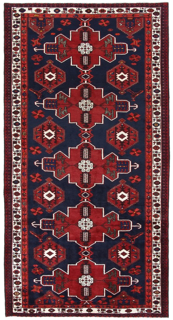 Hamedan Tappeto 160x300 (Iran) Annodato A Mano