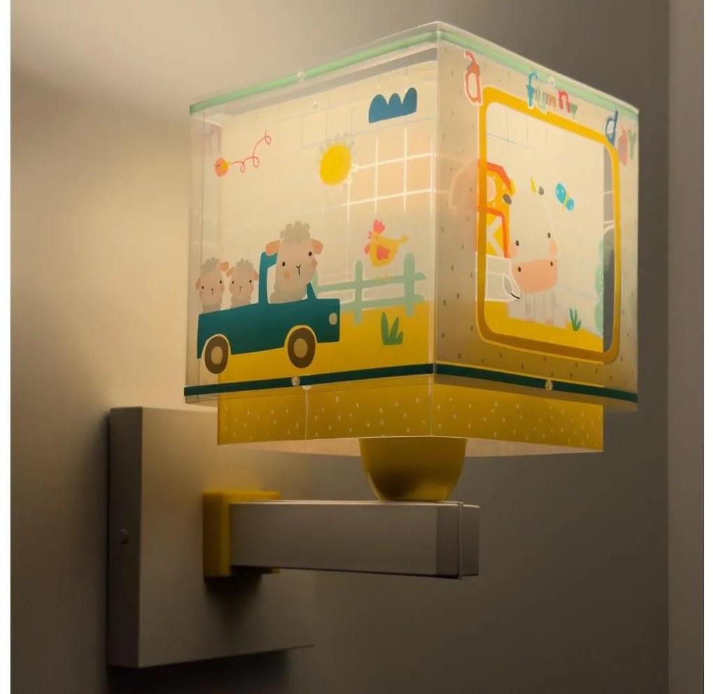 Dalber 63409 - Applique per bambini MY FARM 1xE27/15W/230V