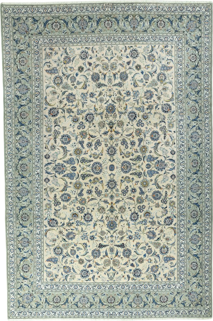 Kashan Tappeto persiano 250 x 380 Beige (Iran) Annodato A Mano