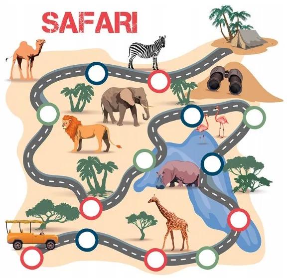 Adesivo da tavolo Safari 54 x 54 cm