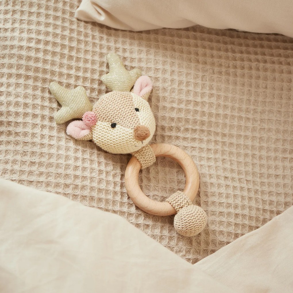 Bieco - Giocattolo motorio con sonaglio - cerbiatto