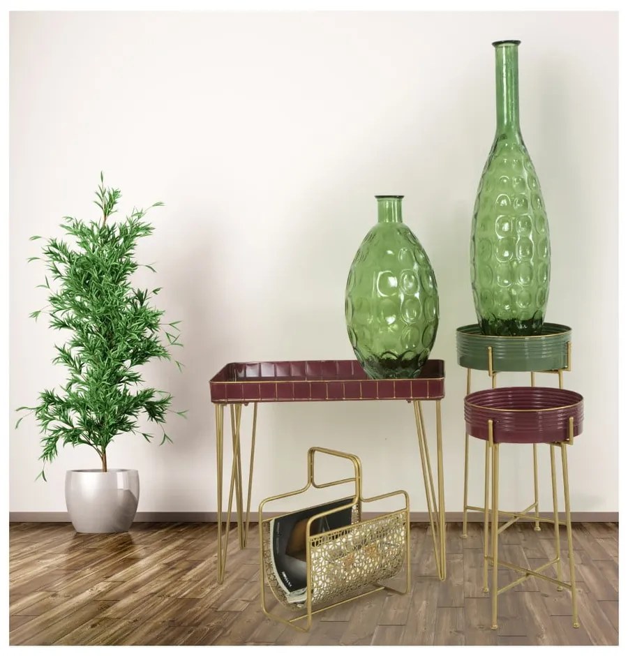 Portariviste in metallo color oro Trivola Glam - Mauro Ferretti