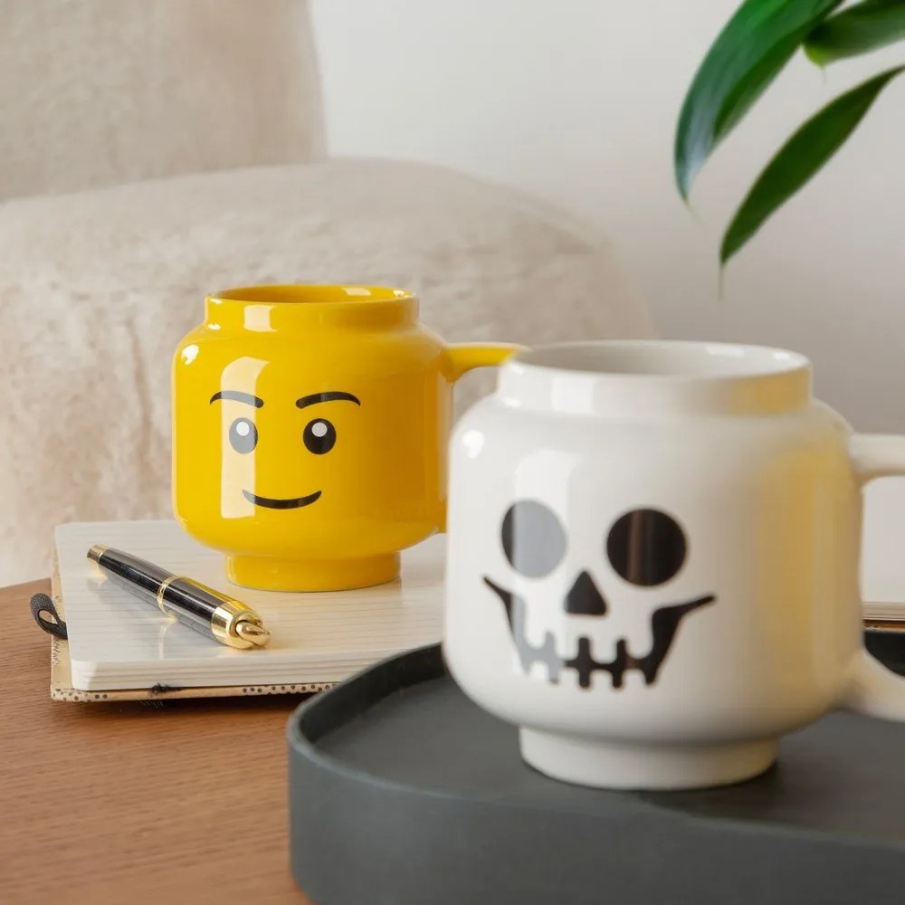 Tazza per bambini in ceramica gialla 255 ml Head - LEGO®