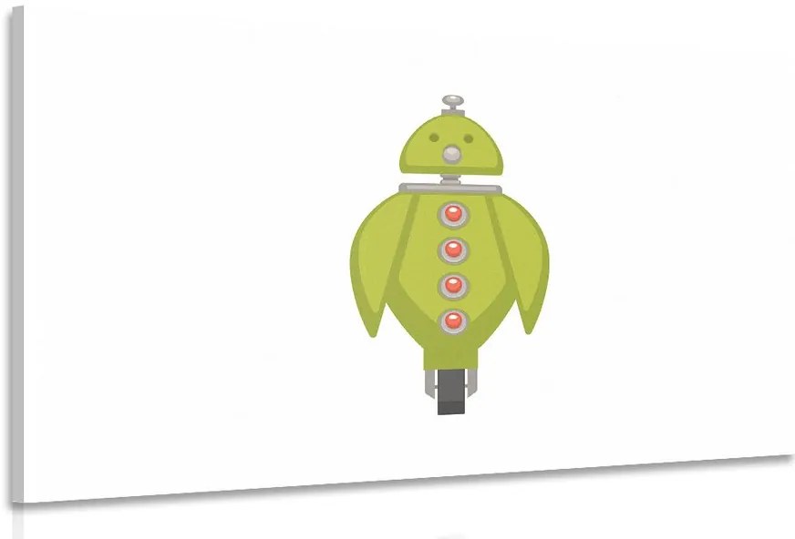 Stampa su tela – Con motivo di robot per bambini