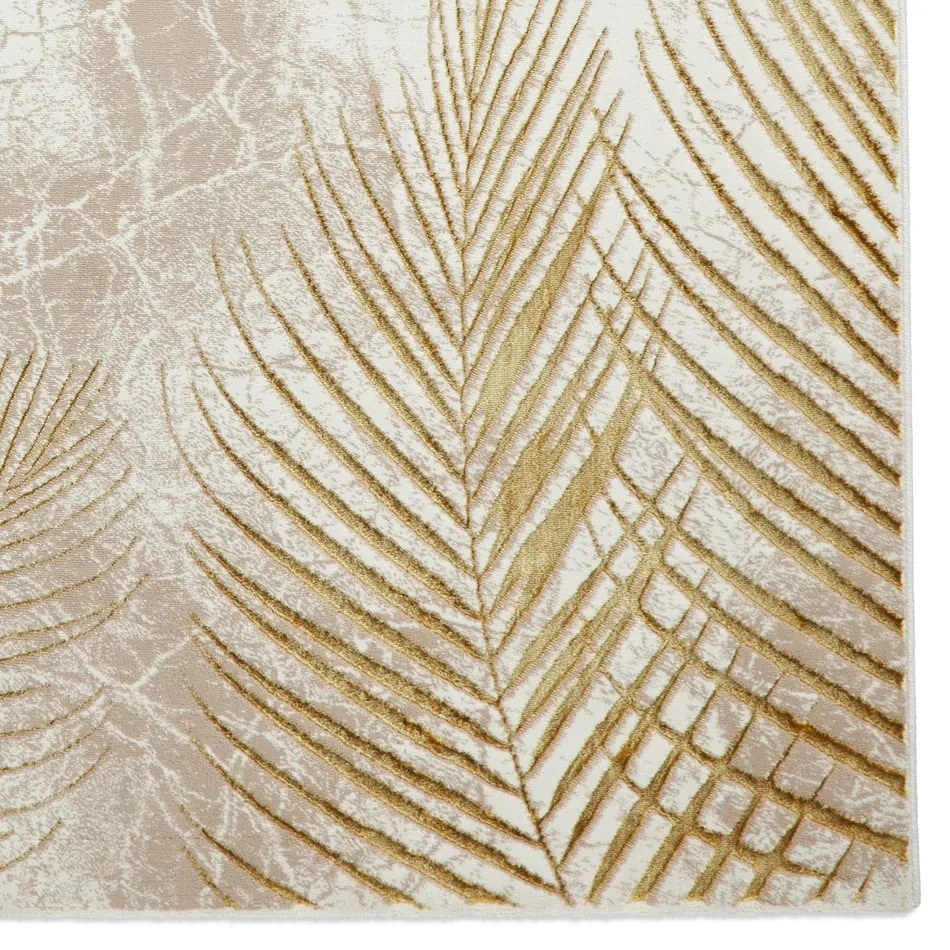 Tappeto beige/oro 170x120 cm Creation - Think Rugs