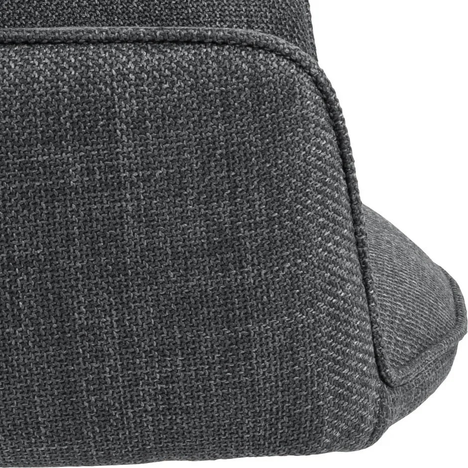 Set di sedie da pranzo grigio scuro in imbottito con braccioli 2 pz Glenda – Actona