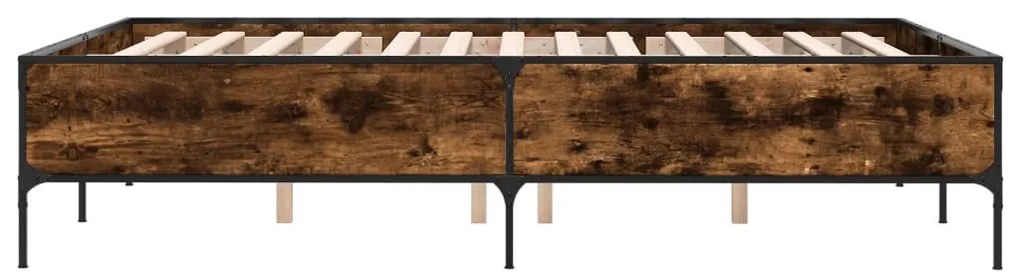 Giroletto rovere fumo 120x190 cm in legno multistrato metallo