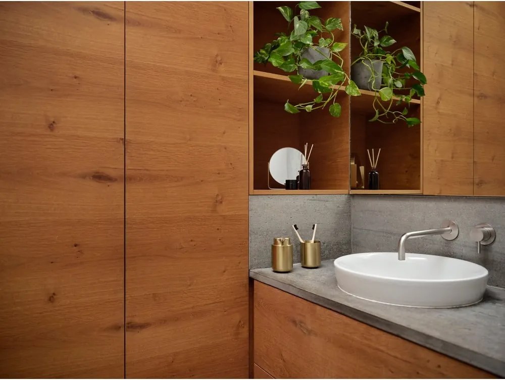 Portaspazzolino color ottone in acciaio inox Ume Brass – Zone